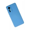 Mey İthalat®   Mi 12 Lite Kılıf Nano içi Kadife Silikon - Mavi