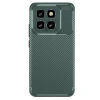 Mey İthalat®   Mi 14T Kılıf Auto Focus Karbon Kapak - Koyu Yeşil