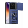 Mey İthalat®   Mi 14T Pro Kılıf Pars Lens Yüzüklü Silikon - Lacivert