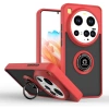 Mey İthalat®   Mi 15 Ultra Kılıf Montreal Yüzüklü Silikon Kapak - Kırmızı