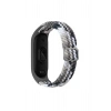 Mey İthalat®   Mi Band 4 Star Kordon - Gri-Siyah