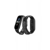 Mey İthalat®   Mi Band 6 Spor Delikli Kordon - Siyah-Gri