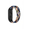 Mey İthalat®   Mi Band 6 Star Kordon - Gri-Turuncu