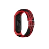 Mey İthalat®   Mi Band 6 Star Kordon - Kırmızı-Siyah