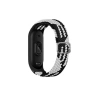 Mey İthalat®   Mi Band 7 Star Kordon - Siyah-Beyaz