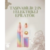 Mey İthalat® Mini Elektrikli Epilatör Cihazı – USB Şarjlı, Acısız Yüz ve Kaş Bakım Aleti