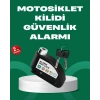 Mey İthalat® Motosiklet Scooter Bisiklet Tekerlek Disk Kilidi Alarmlı Güvenlik