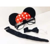 Mey İthalat®  Mouse Gözlüğü Papyonu Kuyruğu Seti