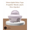 Mey İthalat® Müzik Ritimli Işık Değişimi & Dönen Dalga Efekti – Galaxy Projektör