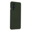 Mey İthalat®  One Plus 9 Kılıf Nano içi Kadife Silikon - Koyu Yeşil
