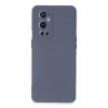 Mey İthalat®  One Plus 9 Pro Kılıf Nano içi Kadife Silikon - Gri