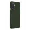 Mey İthalat®  One Plus 9 Pro Kılıf Nano içi Kadife Silikon - Koyu Yeşil