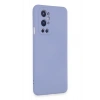 Mey İthalat®  One Plus 9 Pro Kılıf Nano içi Kadife Silikon - Lila