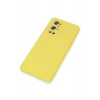 Mey İthalat®  One Plus 9 Pro Kılıf Nano içi Kadife Silikon - Sarı