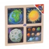 Mey İthalat® ONY-343/344/345/346 Ahşap Eğitici 4lü Puzzle -Onyıl