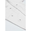 Mey İthalat®   Organik Natural Basic Style Kruvaze Uzun Kol Body BS17102 Beyaz