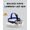 Mey İthalat® Outdoor ve Gece Balıkçılığı İçin LED Kafa Lambası – USB Şarjlı, 60° Ayarlanabilir Far