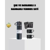 Mey İthalat® Paslanmaz Çelik 500 ml Termos Seti – 8 Saat Isı Koruma, Vakumlu, Sızdırmaz ve Taşınabilir