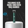 Mey İthalat® Paslanmaz Çelik Başlıklı Su Geçirmez Şarjlı Saç Kesme Makinesi