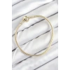 Mey İthalat® Pirinç Charm Topcuk Model Gold Renk Kadın Bileklik