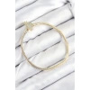 Mey İthalat® Pirinç Charm Zirkon Taşlı Taç Model Gold Renk Kadın Bileklik