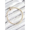 Mey İthalat® Pirinç Charm Zirkon Taşlı Yıldız Model Gold Renk Kadın Bileklik