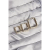 Mey İthalat® Pirinç Gold Renk Renkli Zirkon Taşlı Kare Model Küpe Seti