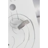 Mey İthalat® Pirinç Gümüş Renk Zirkon Taşlı Kıkırdak Model Kadın Küpe