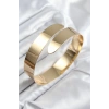 Mey İthalat® Pirinç Sarmal Model Gold Renk Pazu Bileklik