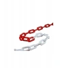 Mey İthalat® Plastik Zincir Kırmızı Beyaz ( 5 Metre)