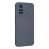 Mey İthalat®   Poco M4 Pro 4G Kılıf Nano içi Kadife Silikon - Gri