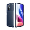 Mey İthalat®   Poco M5 Kılıf Auto Focus Karbon Kapak - Lacivert