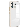 Mey İthalat®   Poco M6 Pro 4G Kılıf Volet Silikon - Beyaz