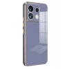 Mey İthalat®   Poco M6 Pro 4G Kılıf Volet Silikon - Mavi