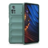 Mey İthalat®   Poco X4 Pro 5G Kılıf Optimum Silikon - Koyu Yeşil
