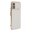 Mey İthalat®   Poco X4 Pro 5G Kılıf Volet Silikon - Beyaz