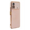 Mey İthalat®   Poco X4 Pro 5G Kılıf Volet Silikon - Pembe
