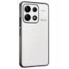 Mey İthalat®   Poco X6 Pro Kılıf  Lensli Silikon - Gümüş