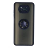 Mey İthalat®   Pocophone X3 Kılıf Montreal Yüzüklü Silikon Kapak - Lacivert