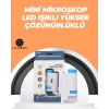 Mey İthalat® Portatif El Mikroskop – LED Işıklı, Aynı Anda Net Odaklama