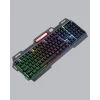 Mey İthalat® Profesyonel  Klavye Mouse Seti – RGB Işıklı, Türkçe Q, DPI Ayarlı, Dayanıklı Gövde