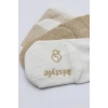 Mey İthalat®  Puanlı Kaymaz Penye Soket Çorap 3Lü BS10108 Bej