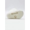 Mey İthalat®  Puanlı Kaymaz Penye Soket Çorap 3Lü BS10108 Bej