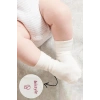 Mey İthalat®  Puanlı Kaymaz Penye Soket Çorap 3Lü BS10108 Pudra