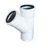 Mey İthalat® Pvc Atık Su Borusu 50x50 Tek Çatal 45 Derece 10 Adet