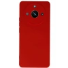 Mey İthalat®  Realme 11 Pro Kılıf Nano içi Kadife Silikon - Kırmızı
