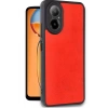 Mey İthalat®  Realme 12 Lite Kılıf Aras Deri Kapak - Kırmızı