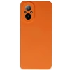 Mey İthalat®  Realme 12 Lite Kılıf Nano içi Kadife Silikon - Turuncu