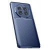 Mey İthalat®  Realme 12 Pro Plus Kılıf Auto Focus Karbon Kapak - Lacivert