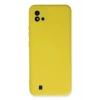 Mey İthalat®  Realme C11 2021 Kılıf Nano içi Kadife Silikon - Sarı